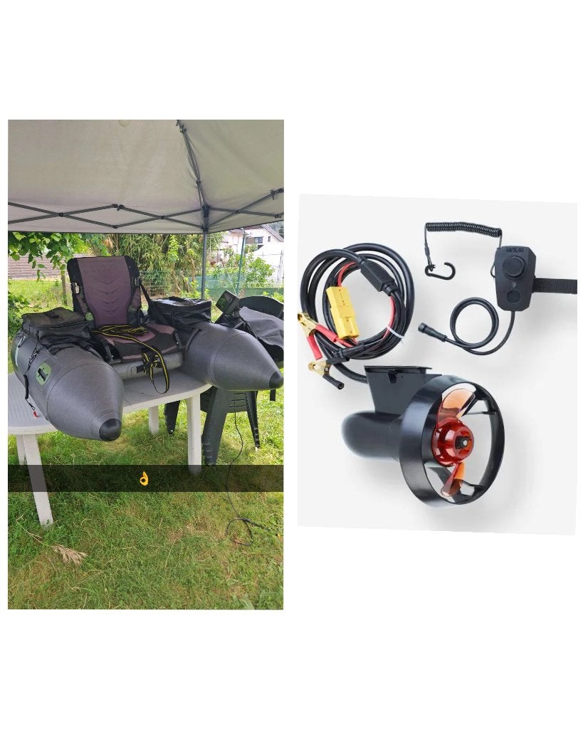 Float tube, Ophalen, Zo goed als nieuw, Complete hengel