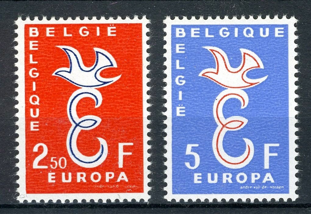 (B) 1064/1065 MNH 1958 - Europe. - 1, Neuf, Envoi, Non oblitéré, Europe