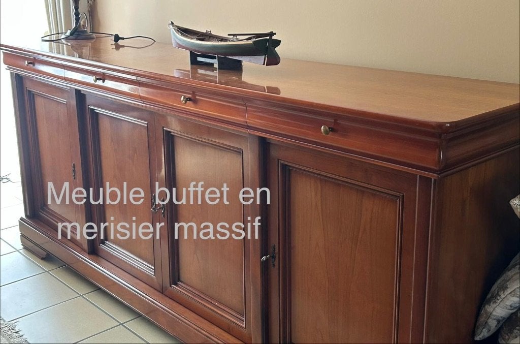 Salle à manger complète en merisier en excellent état, Maison & Meubles, Enlèvement