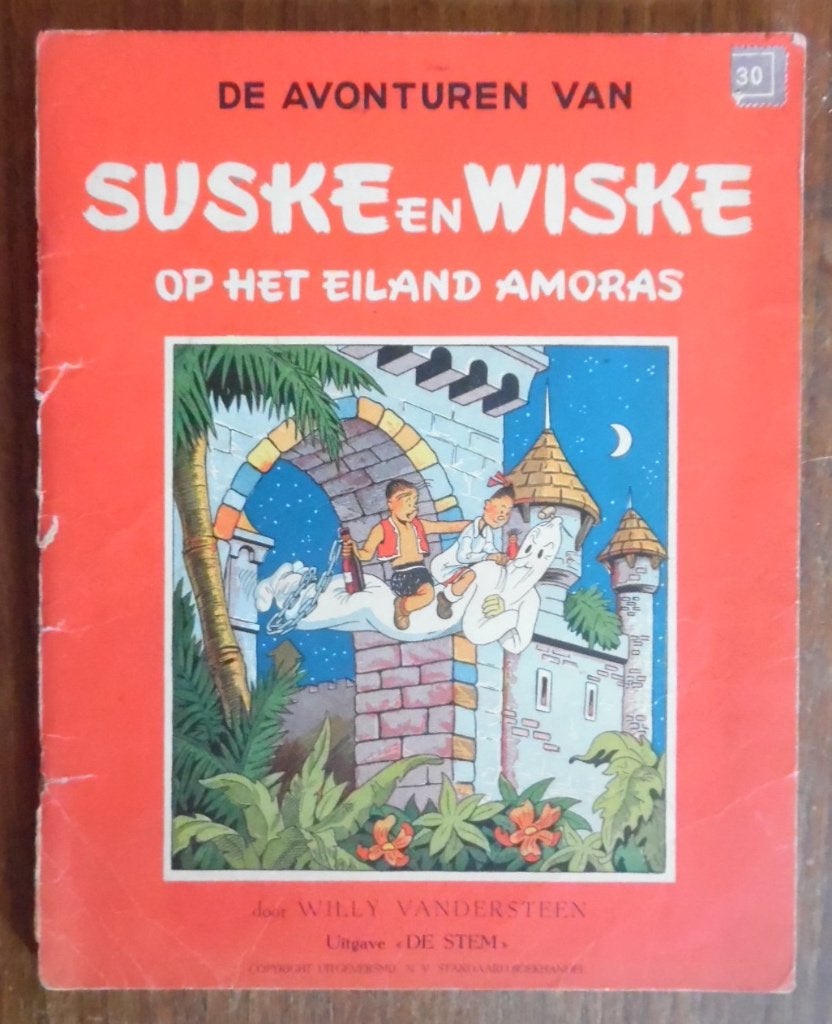 1947 - La voix. Suske et Wiske sur l'île d'Amoras, Livres, BD, Une BD, Enlèvement ou Envoi, Utilisé