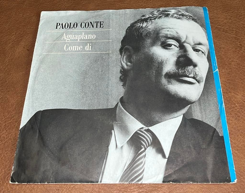 Paolo Conte - Aguaplano - 7” vinyl single - EU, Cd's en Dvd's, Ophalen of Verzenden, Gebruikt, Single