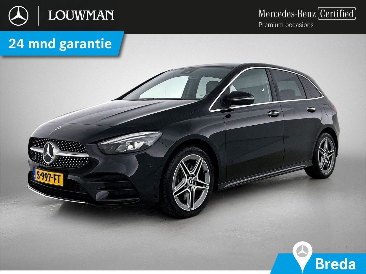 Mercedes-Benz B 250 e AMG Line | Achteruitrijcamera | Trekha, Auto's, Automaat, Zwart, 15 kWh, Zwart