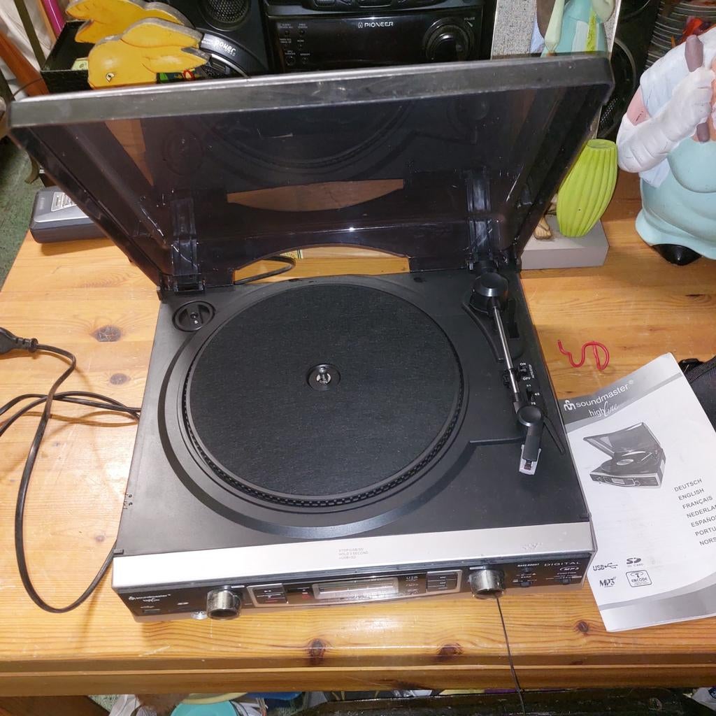 Platenspeler sound master pl 530 usb met afstandsbediening, Ophalen, Platenspeler