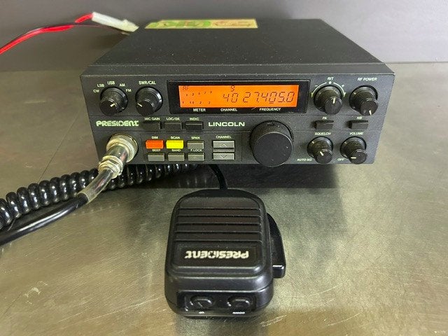 CB  President Lincoln 1   27Mc, Telecommunicatie, Zenders en Ontvangers, Ophalen of Verzenden, Gebruikt, Zender en Ontvanger