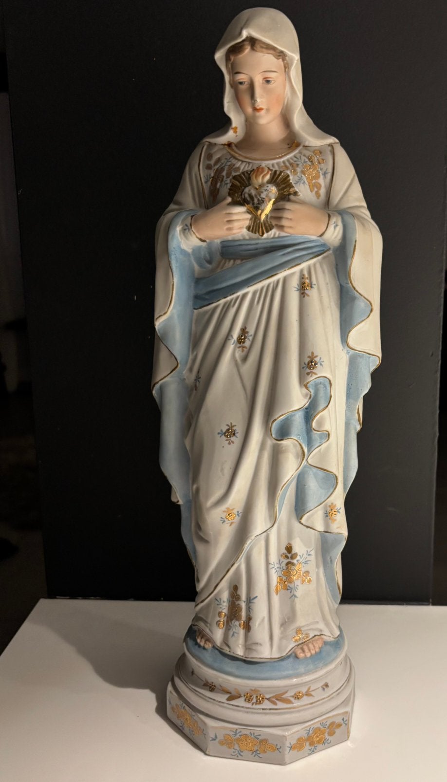 Antieken Maria beeld, Antiek en Kunst, Ophalen