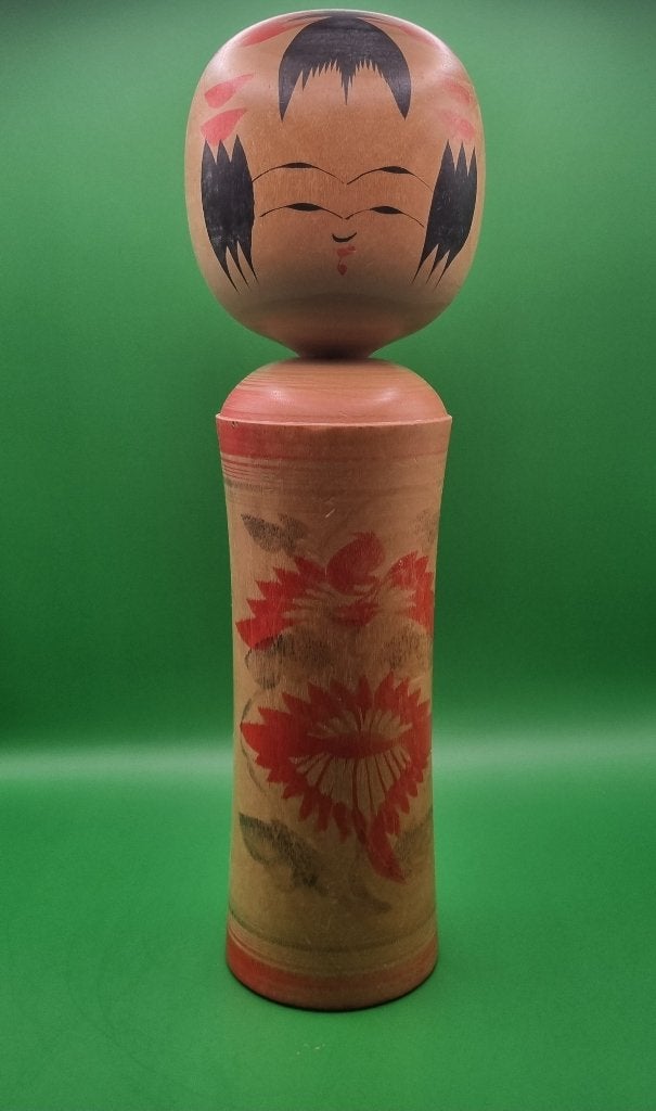Naruko Kokeshi vintage d'Akinori Ito, Antiquités & Art, Enlèvement ou Envoi, Japon, Bois, Peint