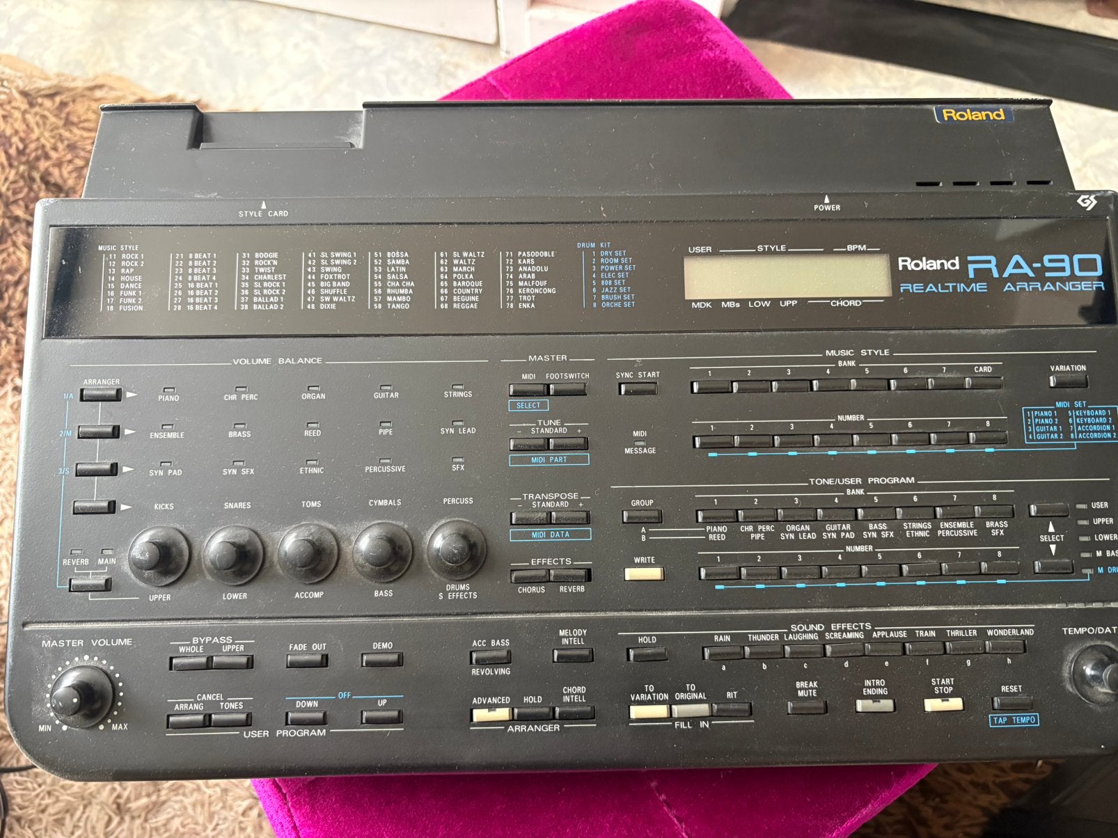 Roland MV 30, Ophalen, Zo goed als nieuw