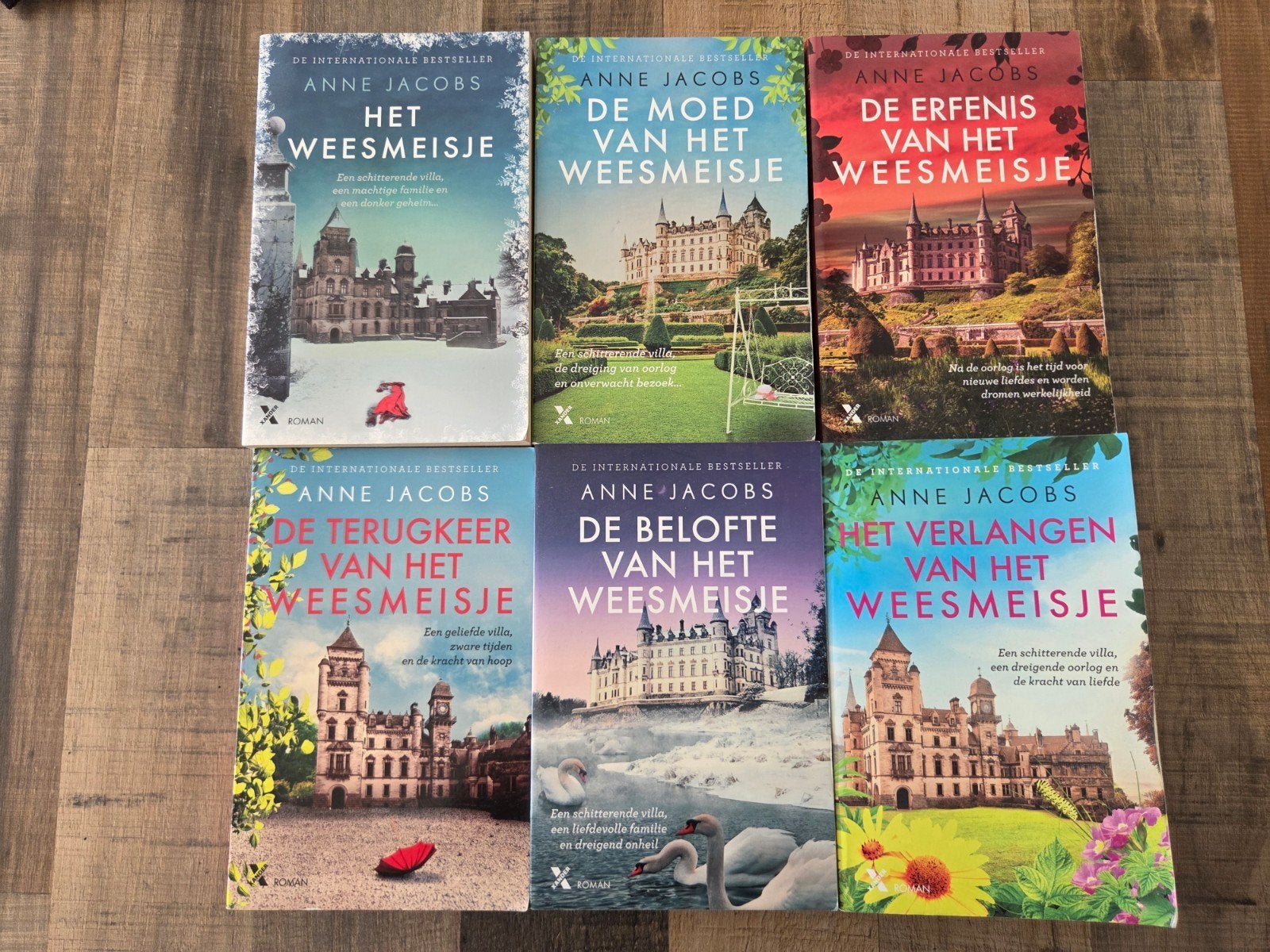 6 boeken Anne Jacobs, Enlèvement ou Envoi, Anne Jacobs