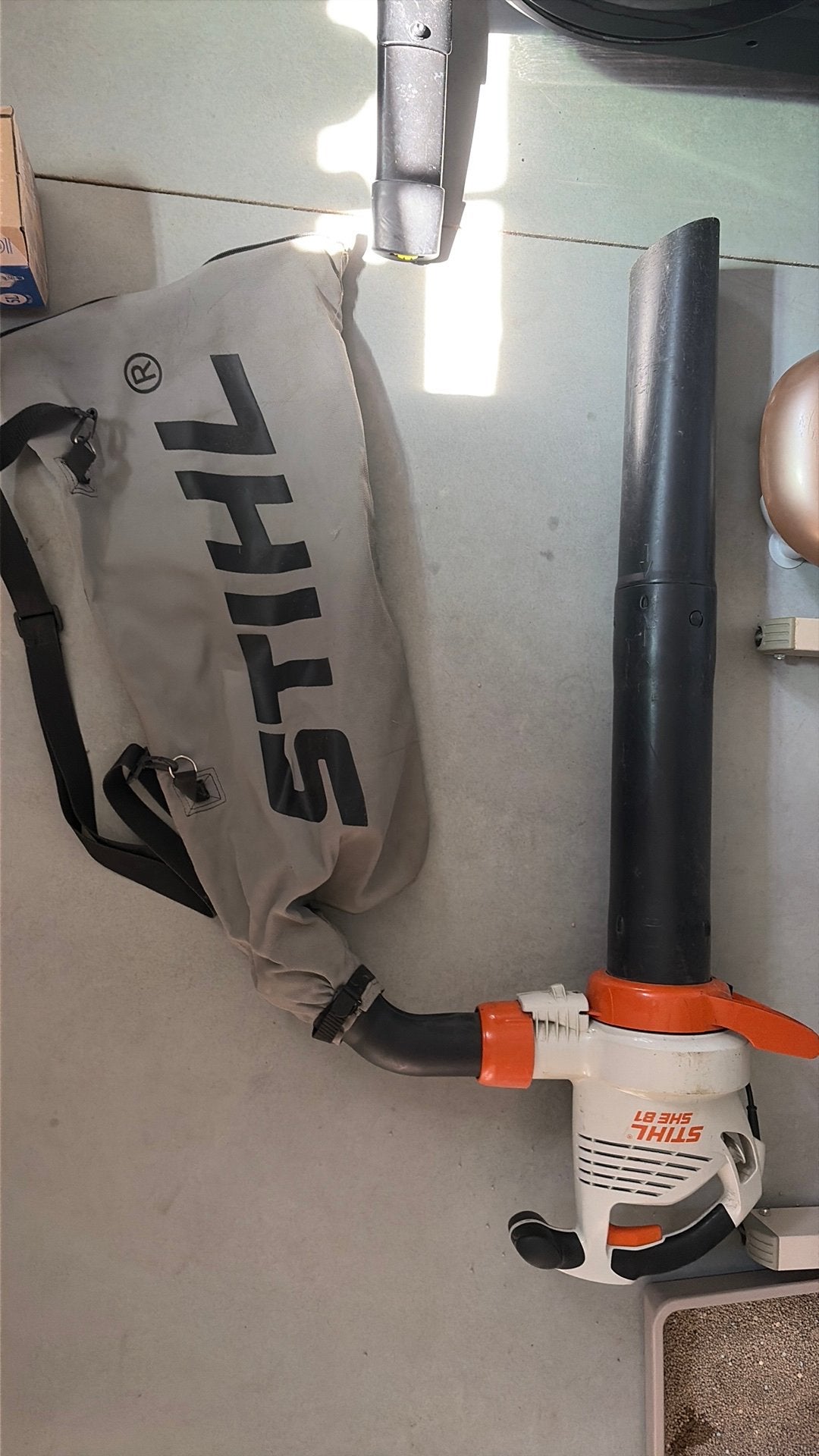 Stihl she81 bladblazer, Jardin & Terrasse, Souffleurs de feuilles, Enlèvement, Comme neuf