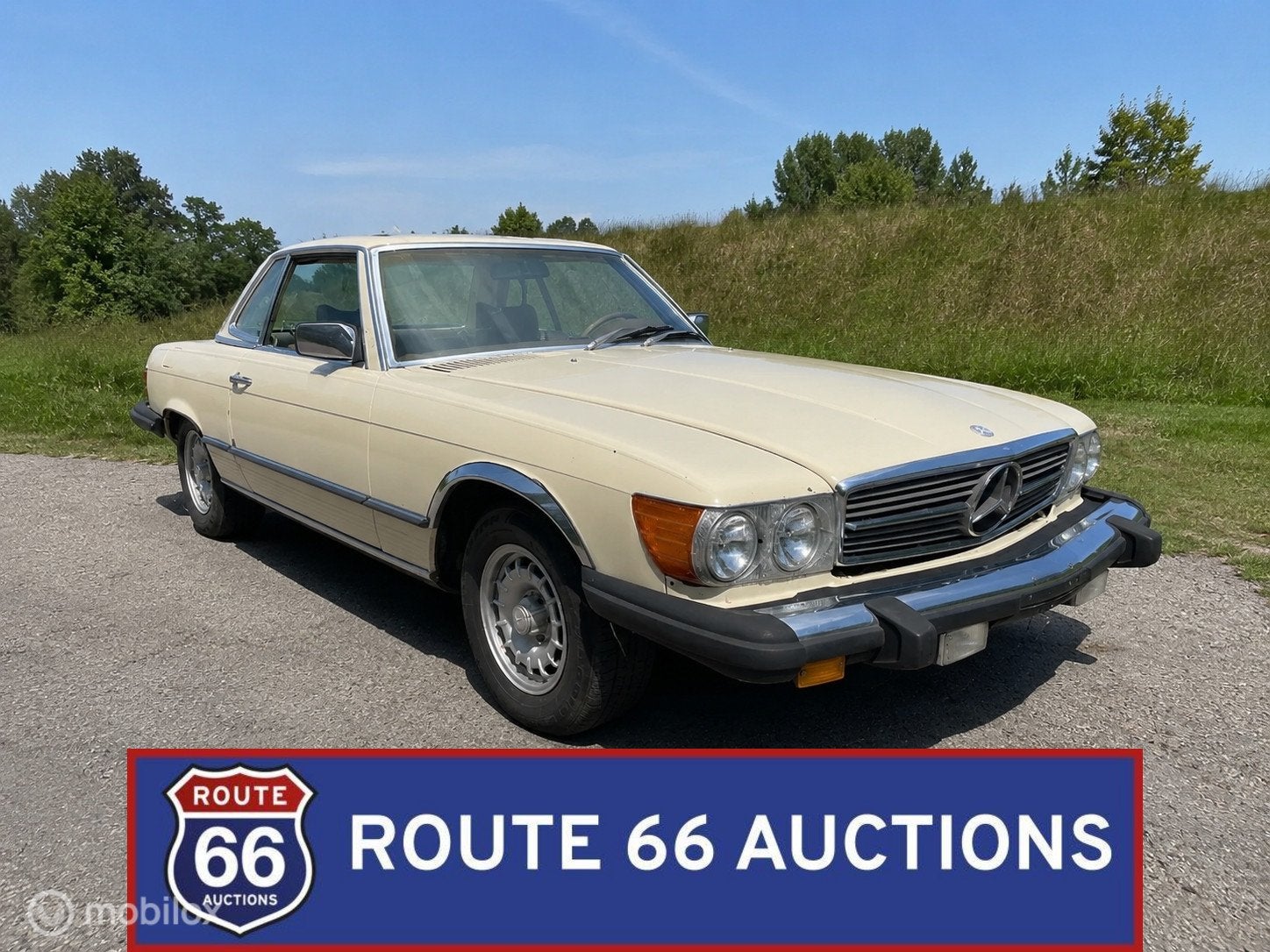 Mercedes-Benz 450 SLC | 1979 | Route 66 Auctions, Autos, Achat, Entreprise, Boîte manuelle, Autre carrosserie
