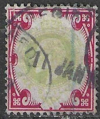 Grande-Bretagne 1902-1910 - Yvert 117 - Edouard VII (ST), Envoi, Affranchi