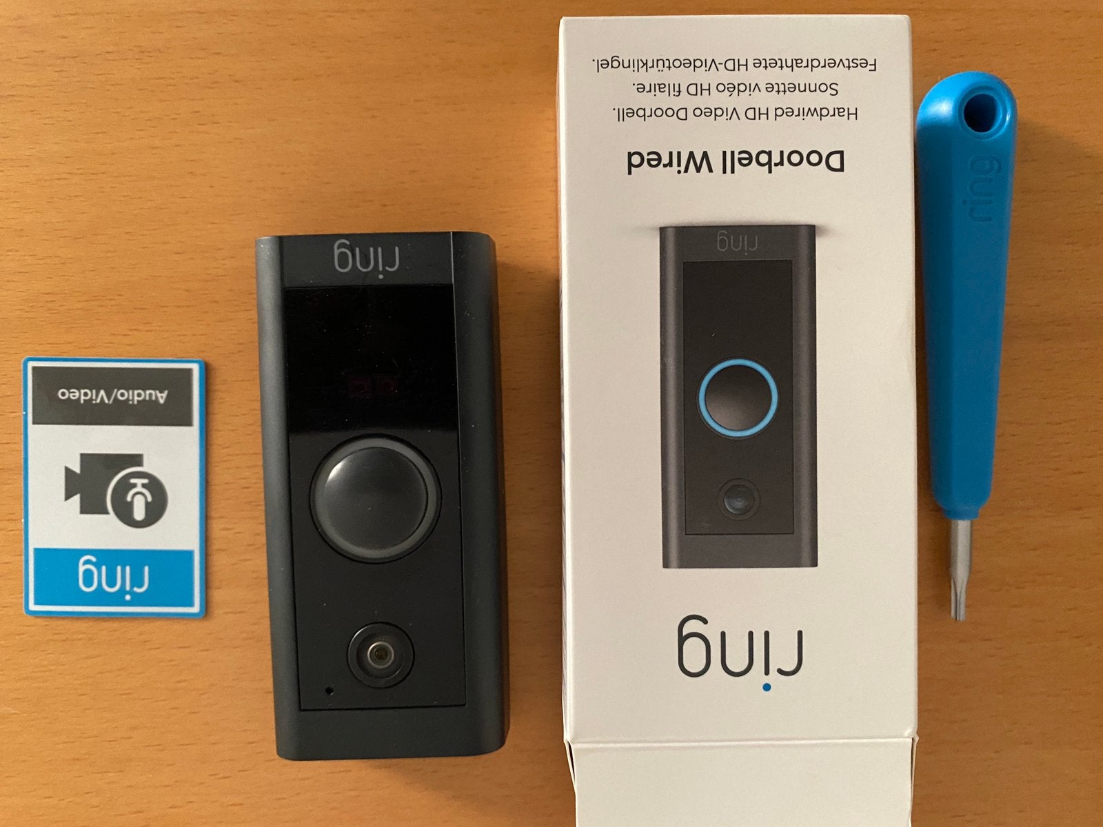 Ring bel inclusief chime, Ophalen, Zo goed als nieuw, Bedraad
