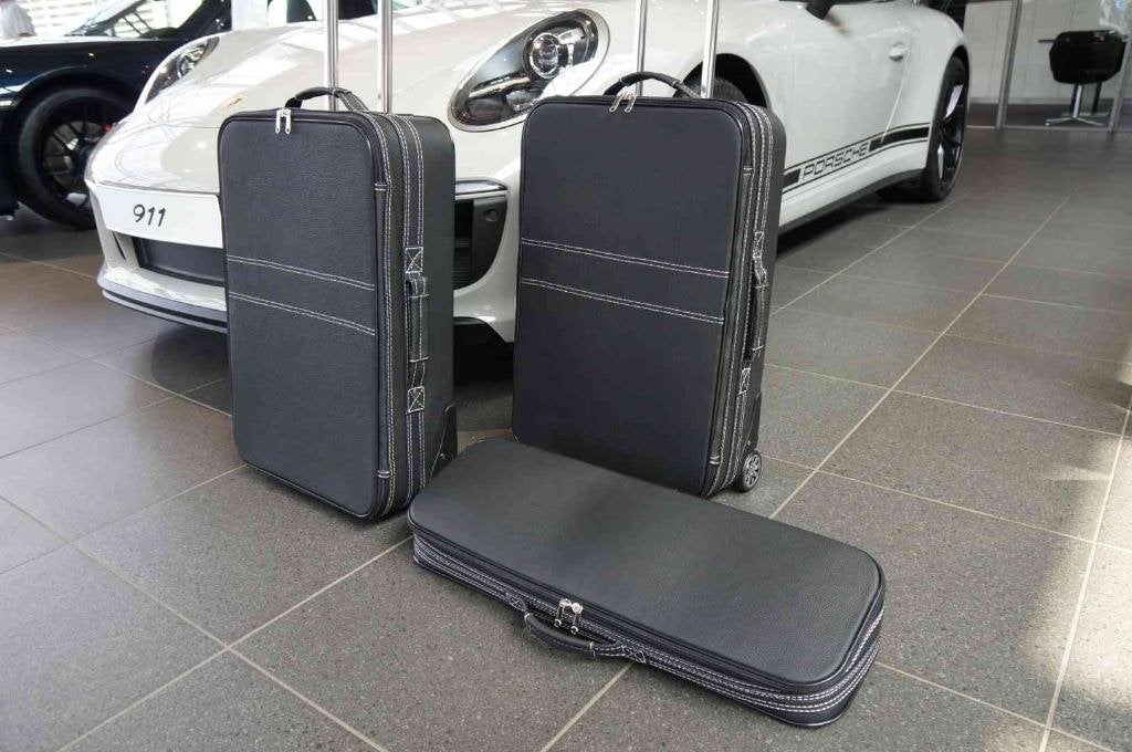 Set de bagages Roadsterbag Porsche 911 991 Turbo S Cuir, Envoi, Neuf
