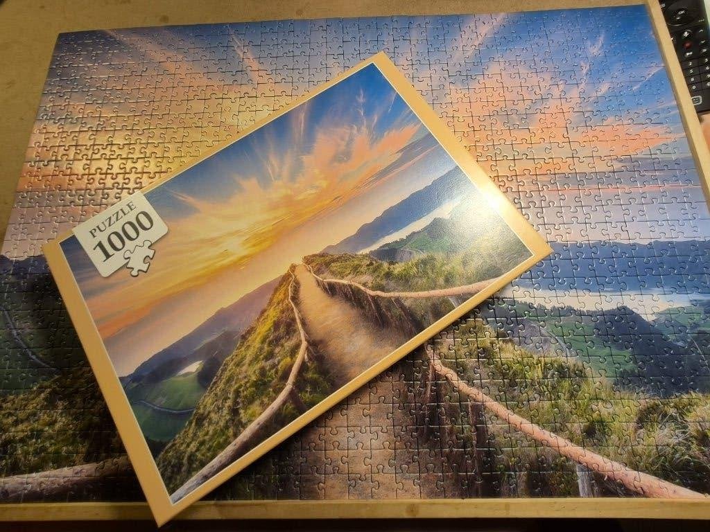 Puzzel 1000 stukjes, Ophalen of Verzenden, 500 t/m 1500 stukjes, Zo goed als nieuw, Legpuzzel