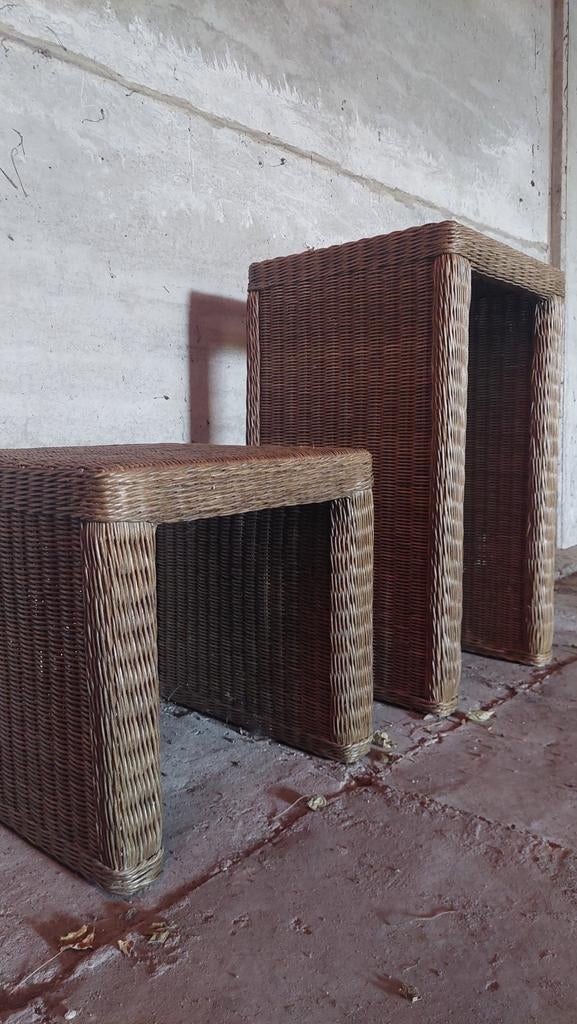 Staantafel rotan (duo), Huis en Inrichting, Ophalen