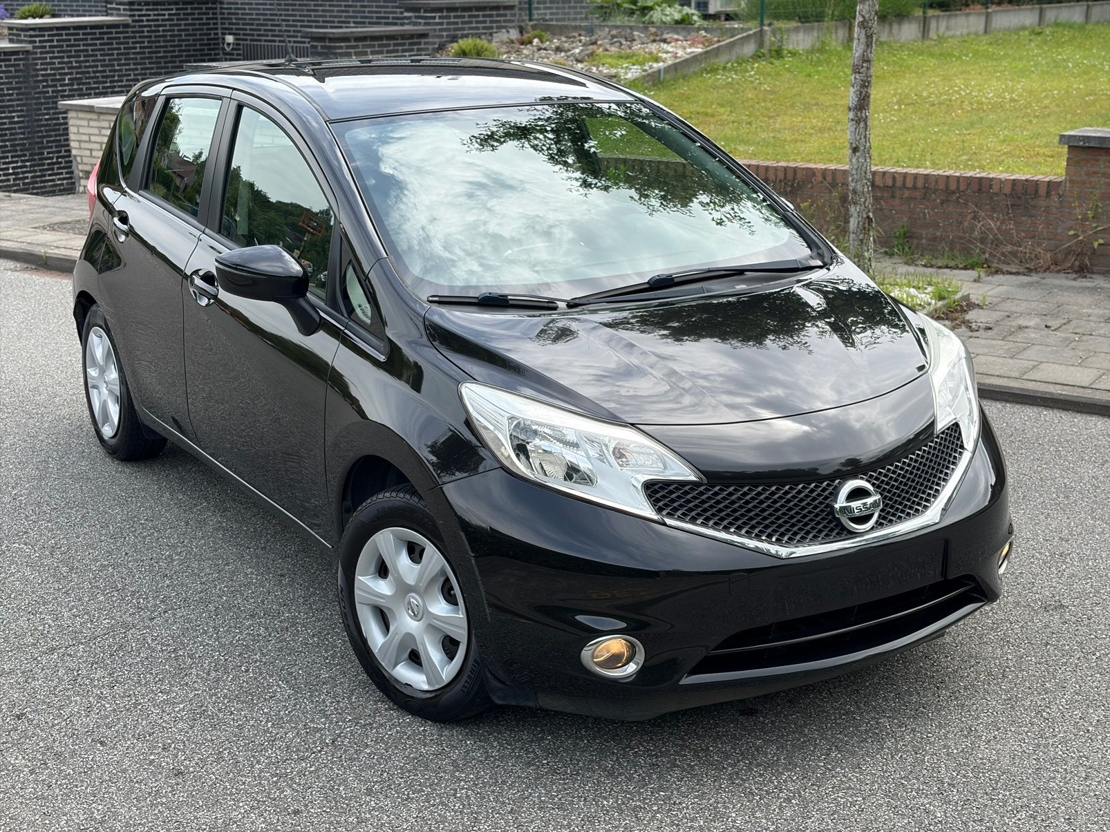 Nissan Note 2015 1.2i avec 76 000km - prête à immatriculer, Achat, Euro 6, Entretenue par le concessionnaire, Noir