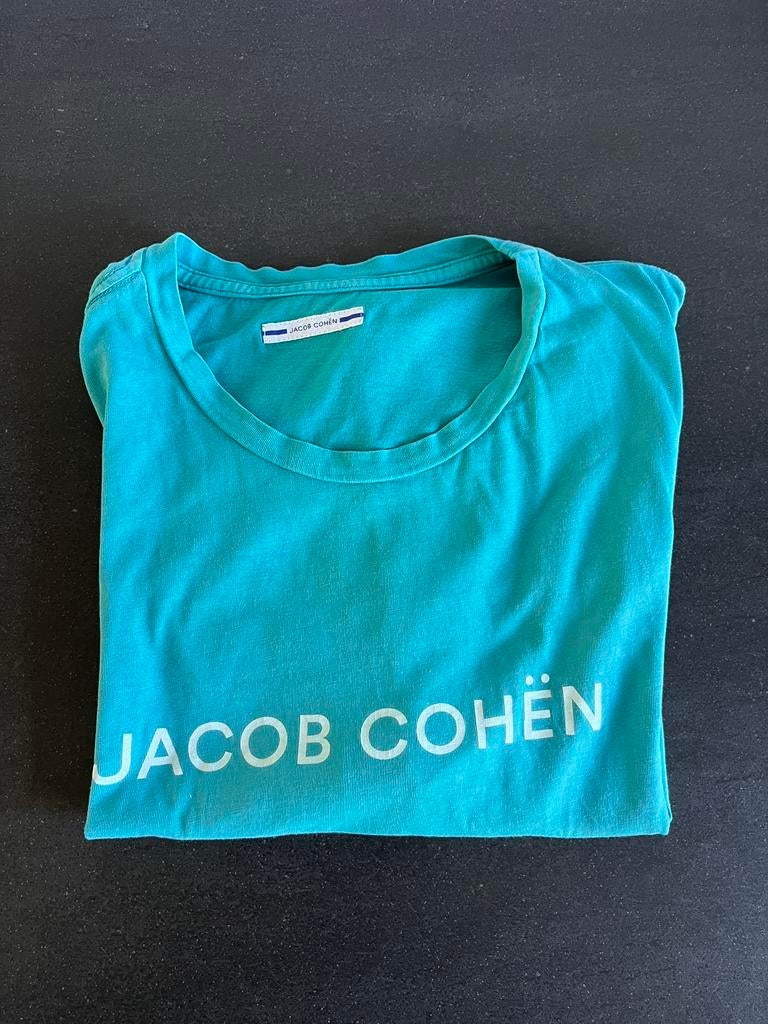Jacob Cohen T-shirt size L, Enlèvement ou Envoi, Comme neuf, Taille 52/54 (L), Bleu