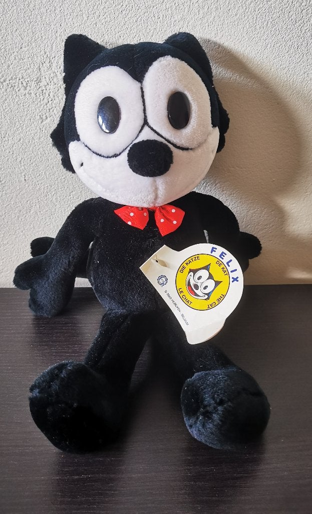 Vintage pluchen knuffel Felix de Kat, Ophalen, Zo goed als nieuw, Overige typen, Overige merken