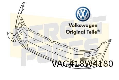 Volkswagen Golf VII (2/17-2/20) voorbumper (e-Golf ) (+/- PD, -, -, Nieuw, Bumper