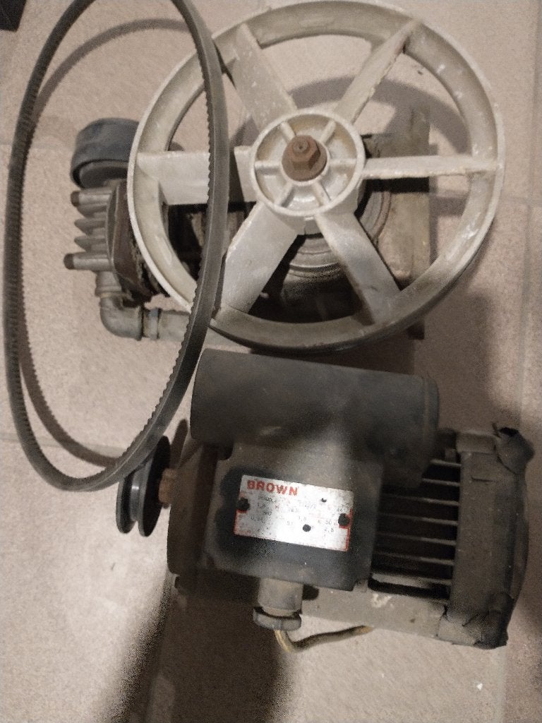 compressorkop met elektromotor, Doe-het-zelf en Bouw, Ophalen