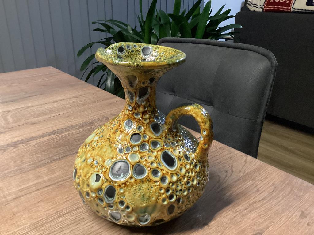 Vase pichet vintage Émaux Miel, Enlèvement