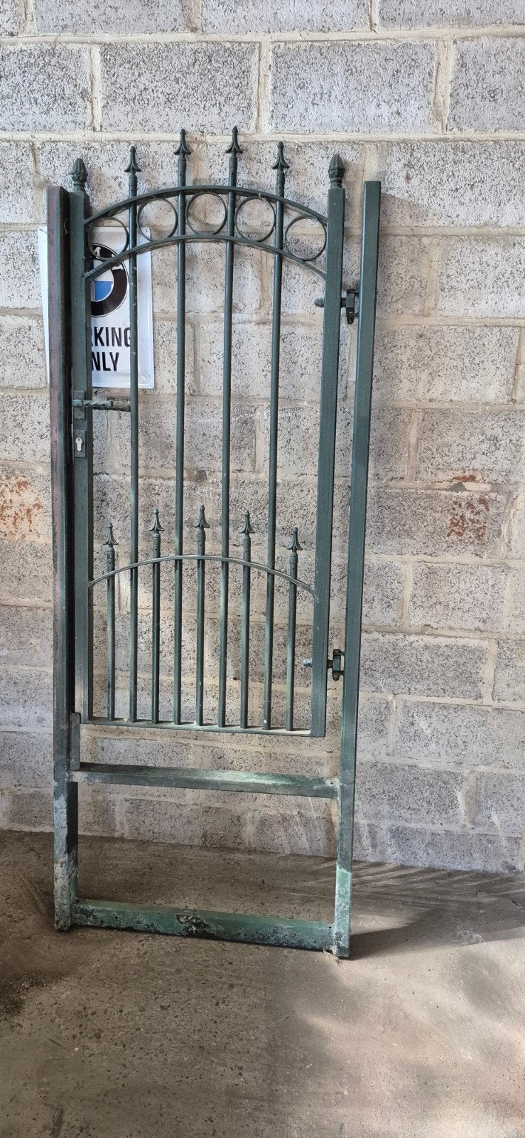 poortje met kader voor in grond te plaatsen, Tuin en Terras, Tuinpoorten, Ophalen, Gebruikt, Minder dan 100 cm, Draaipoort