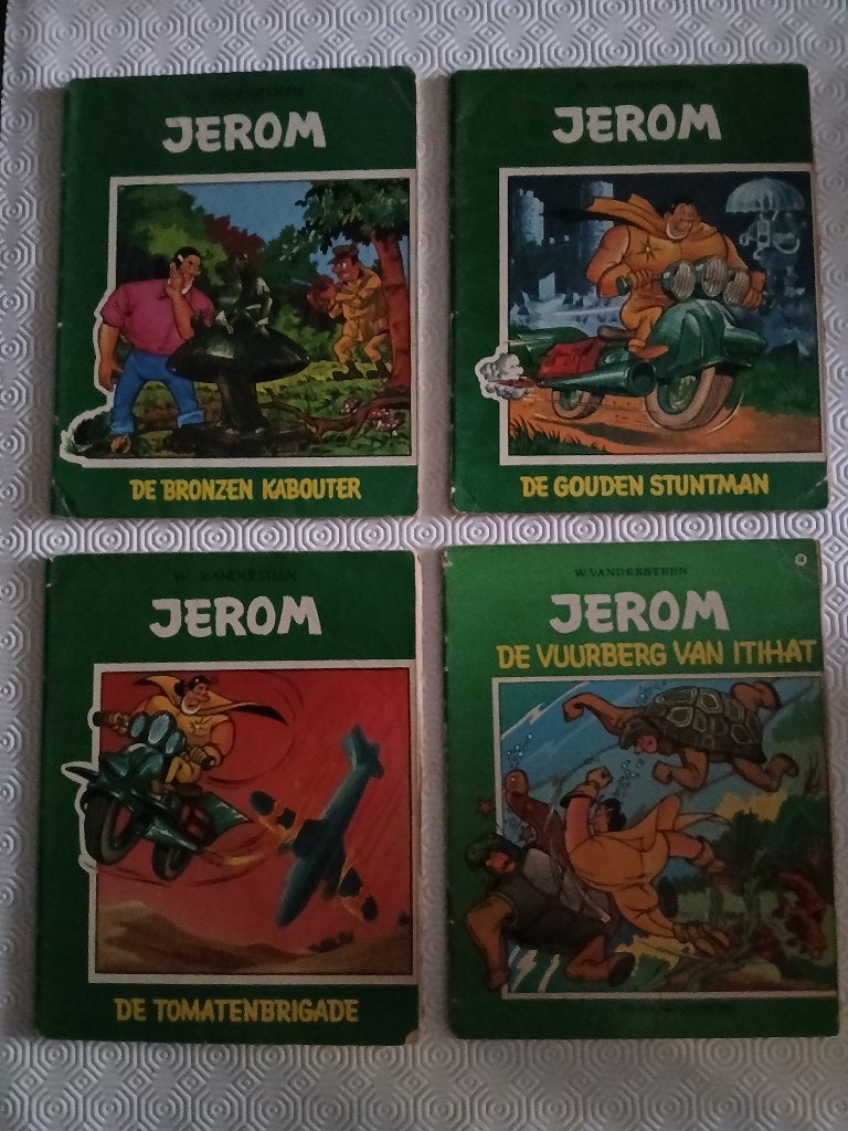 Jerom Groene reeks, 1ste drukken (1967/1970), Gelezen, Willy vandersteen, Ophalen of Verzenden, Meerdere stripboeken