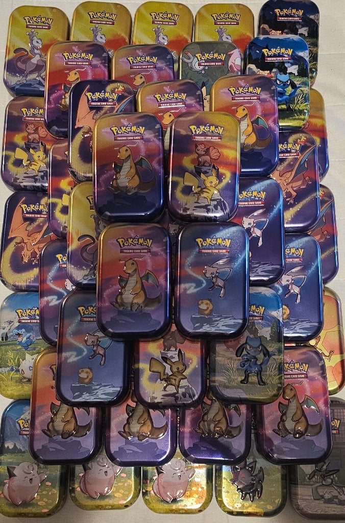 Pokemon mini tin LEEG, Ophalen, Zo goed als nieuw