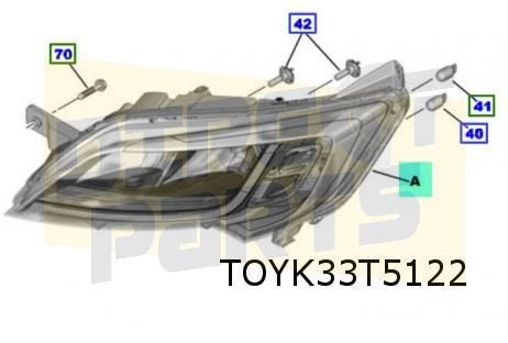 Toyota Pro-Ace Max 1/25- (X290)	koplamp Rechts (halogeen)  o, Neuf, -, -, Toyota