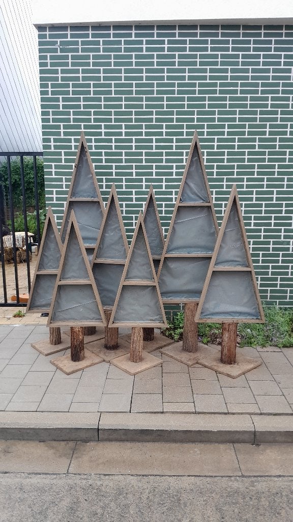 Decoratieve (kerst)bomen om te vullen met bloemen of planten, Beige, Boho, Comme neuf, Enlèvement