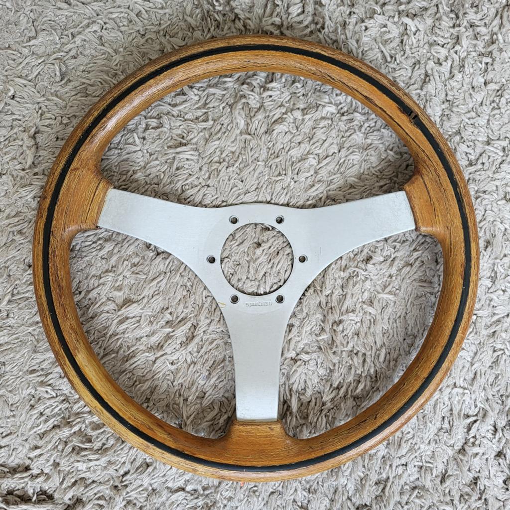 Volant classique en bois 1980, Envoi, Utilisé, Daihatsu