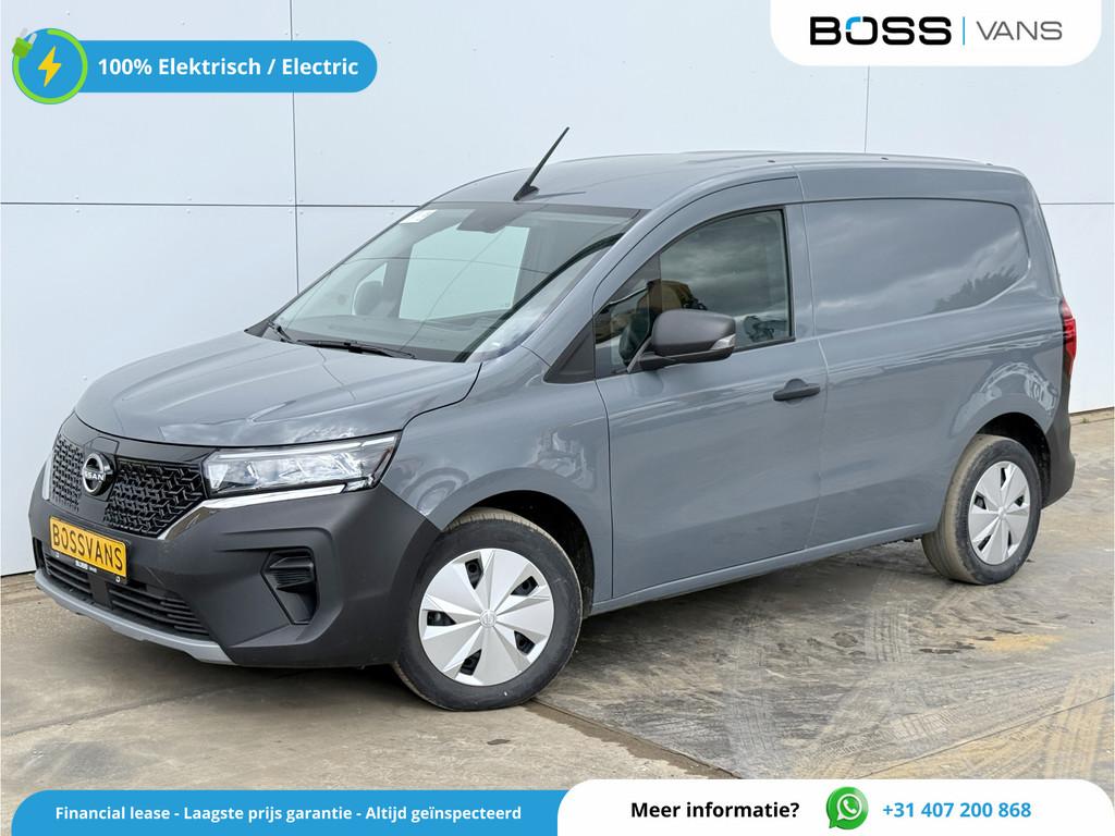 Nissan Townstar EV 45kWh Automaat L1 285km WLTP 1,5t Trekhaa, 45 kWh, Gebruikt, Zwart, Leder en Stof