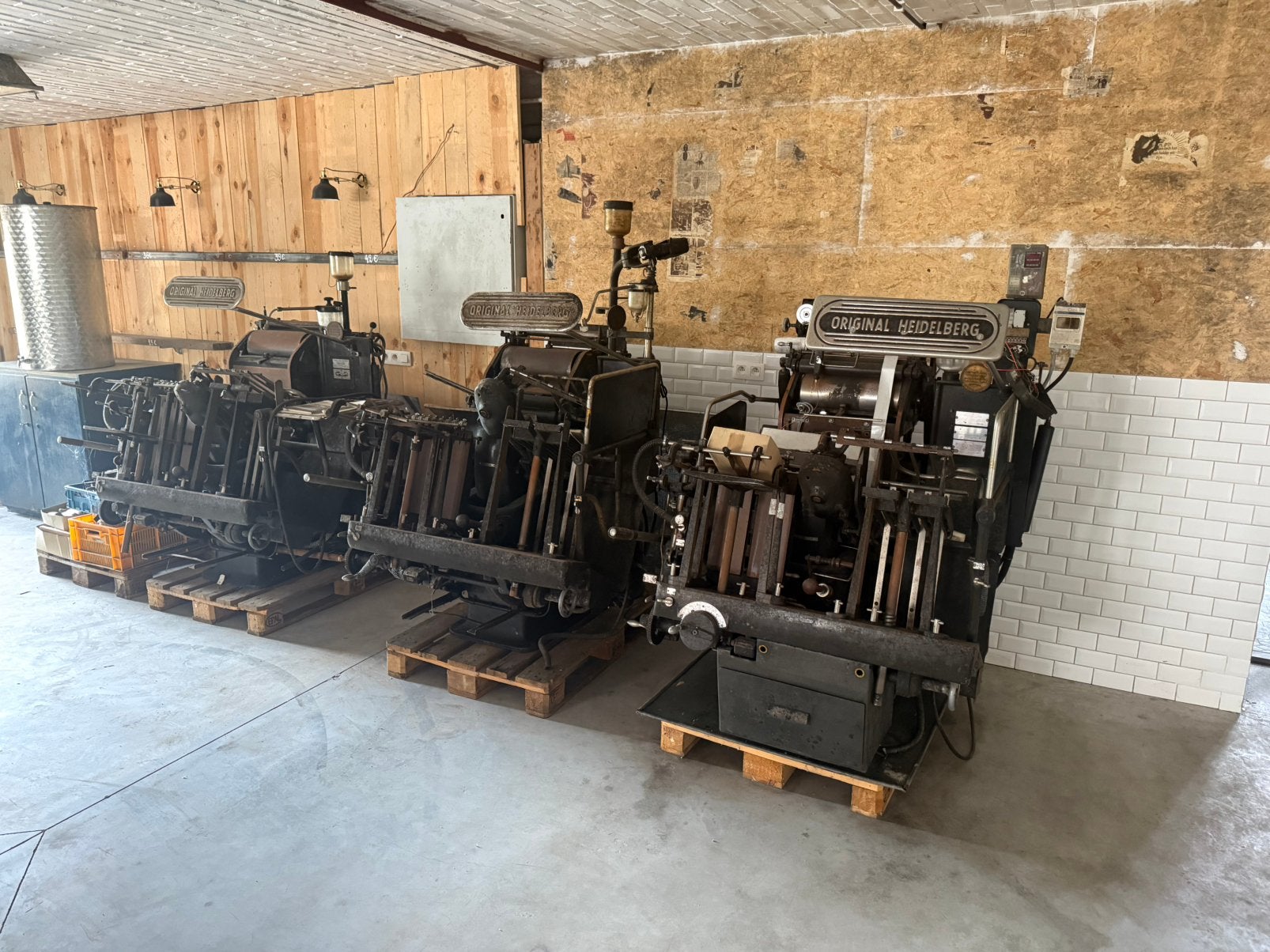 Heidelberg Original Degel, Ophalen