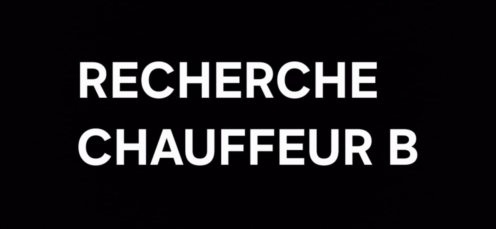 Recherche Chauffeur-Livreur B, Vacatures