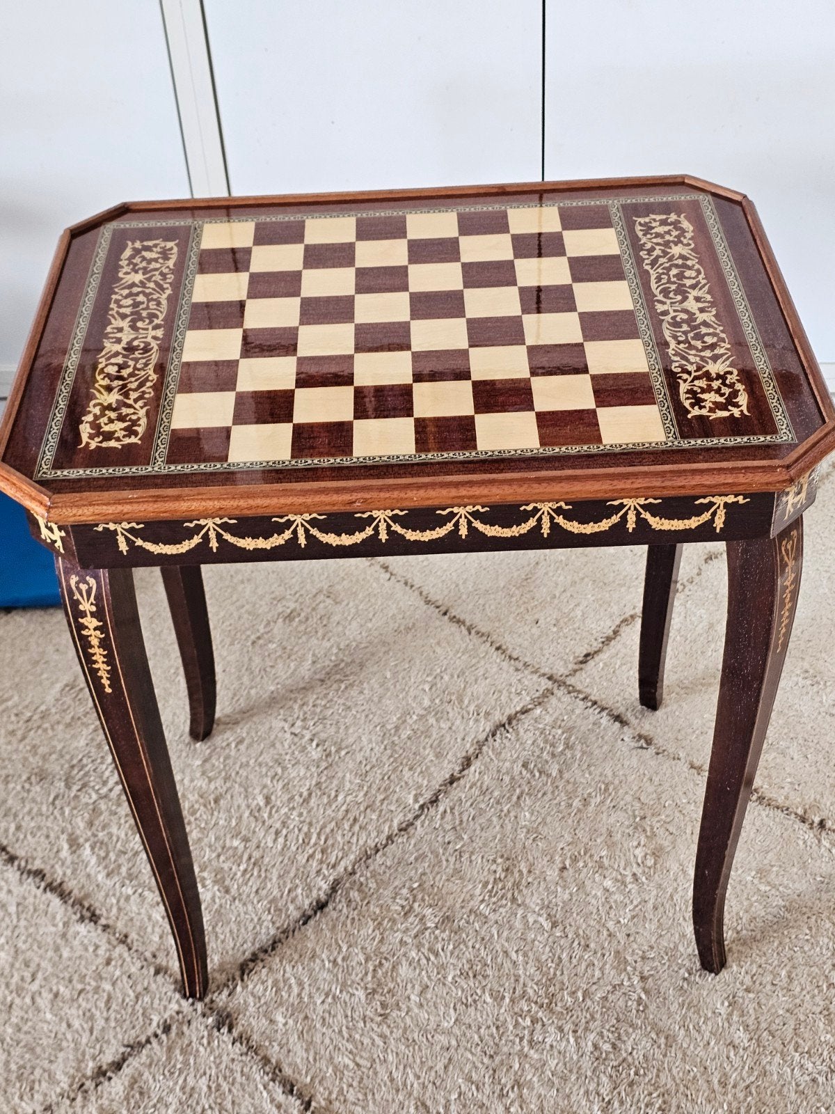 Table d'échecs vintage, Antiquités & Art, Enlèvement ou Envoi