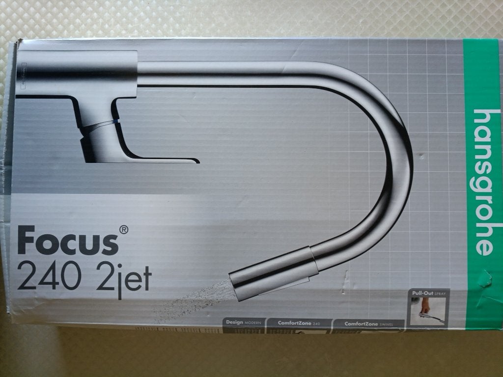 Keukenkraan Hansgrohe, Ophalen, Nieuw, Chroom, Kraan
