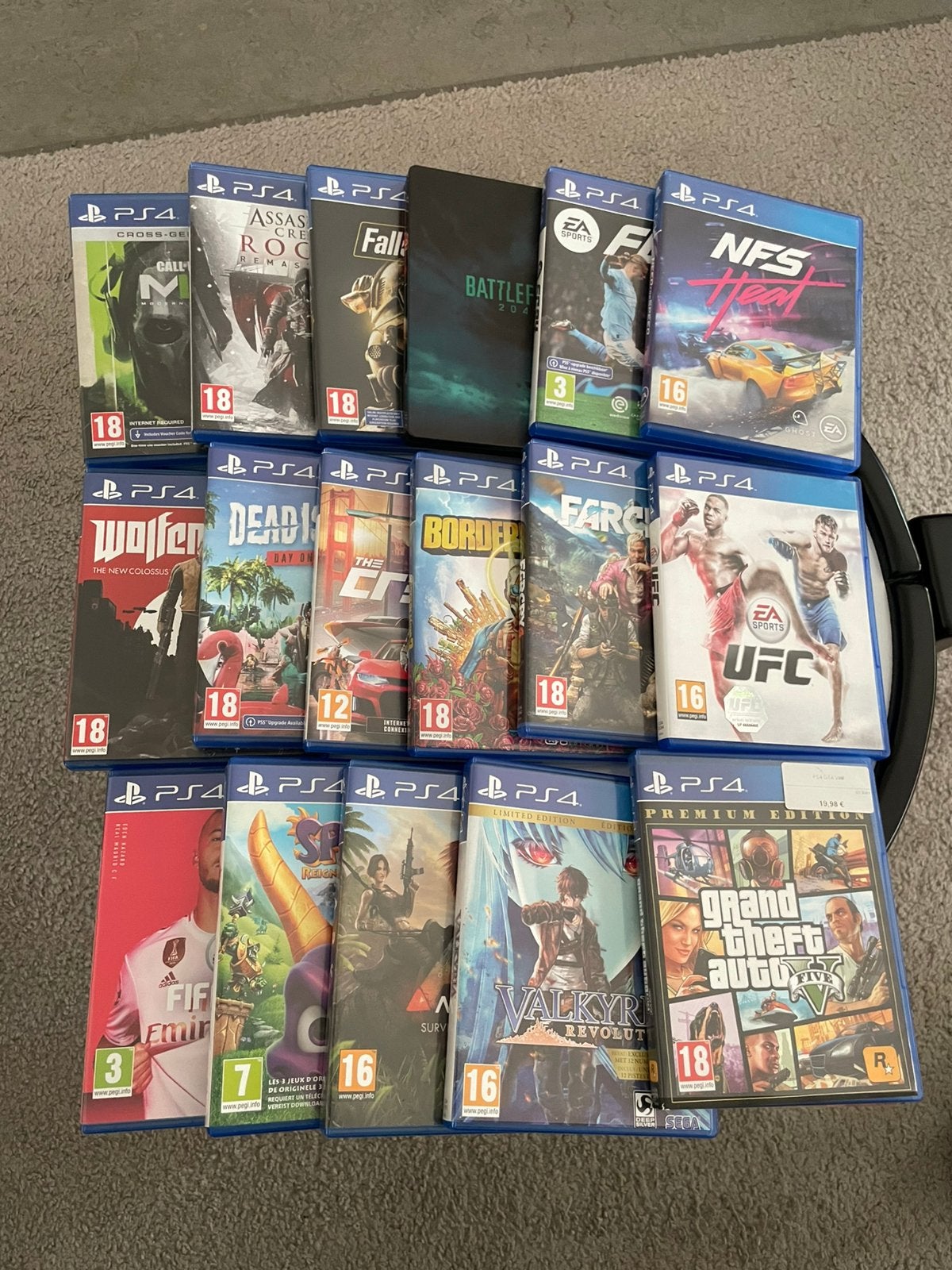17 x PlayStation 4 spellen, Ophalen of Verzenden, Zo goed als nieuw