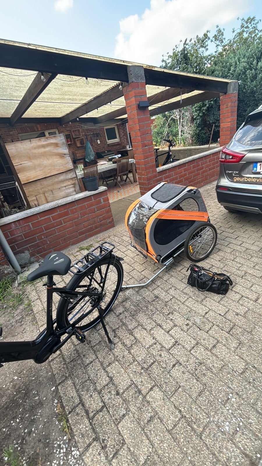 Fietskar hond, Enlèvement, Utilisé