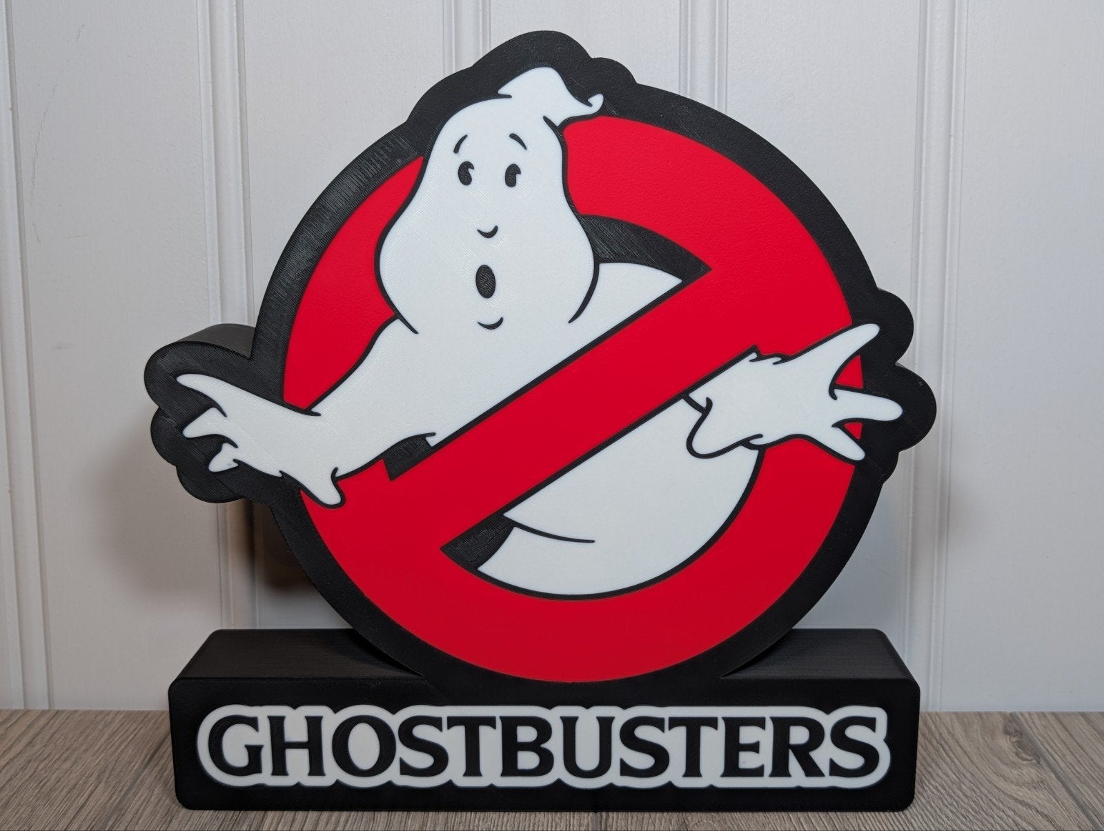 Leuke Ghostbusters reclamebak met LED verlichting., Verzamelen, Ophalen of Verzenden, Nieuw, Lichtbak of (neon) lamp