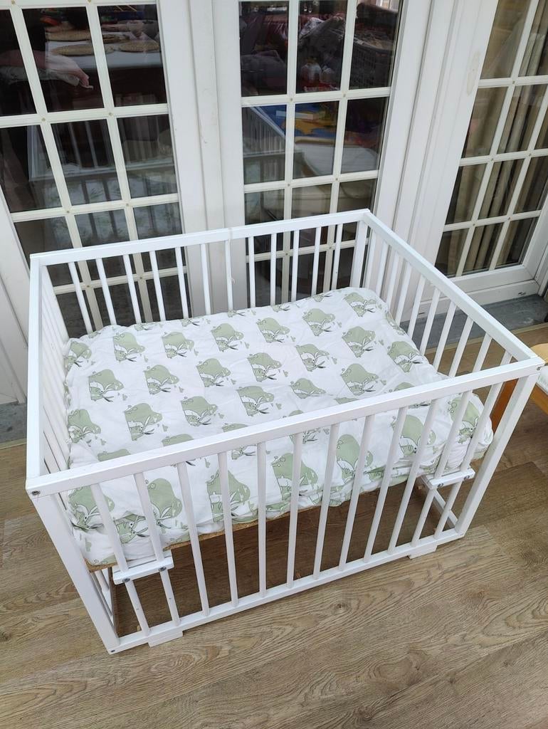 Babypark Ikea, Kinderen en Baby's, Ophalen, Zo goed als nieuw, Rechthoekig, In hoogte verstelbaar