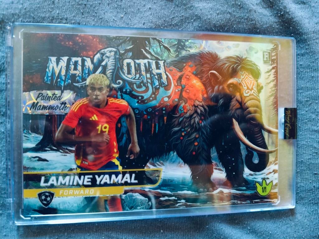 Lamine Yamal Spanje Wild Card genummerde kaart 1/1, Ophalen of Verzenden