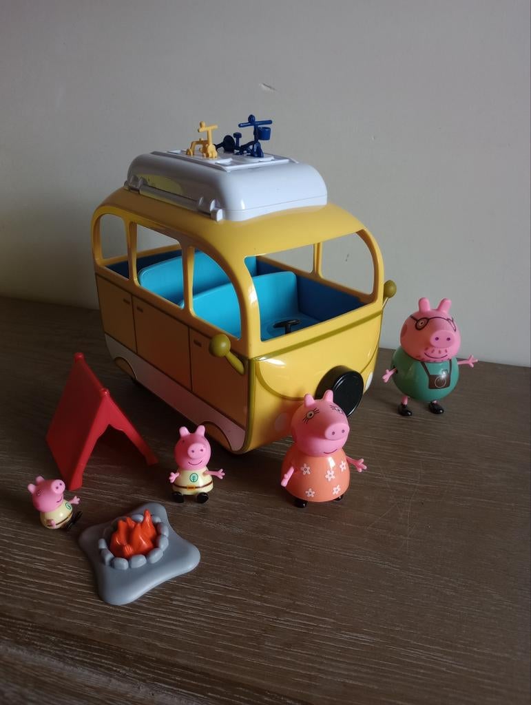 Peppa Pig camper, Ophalen