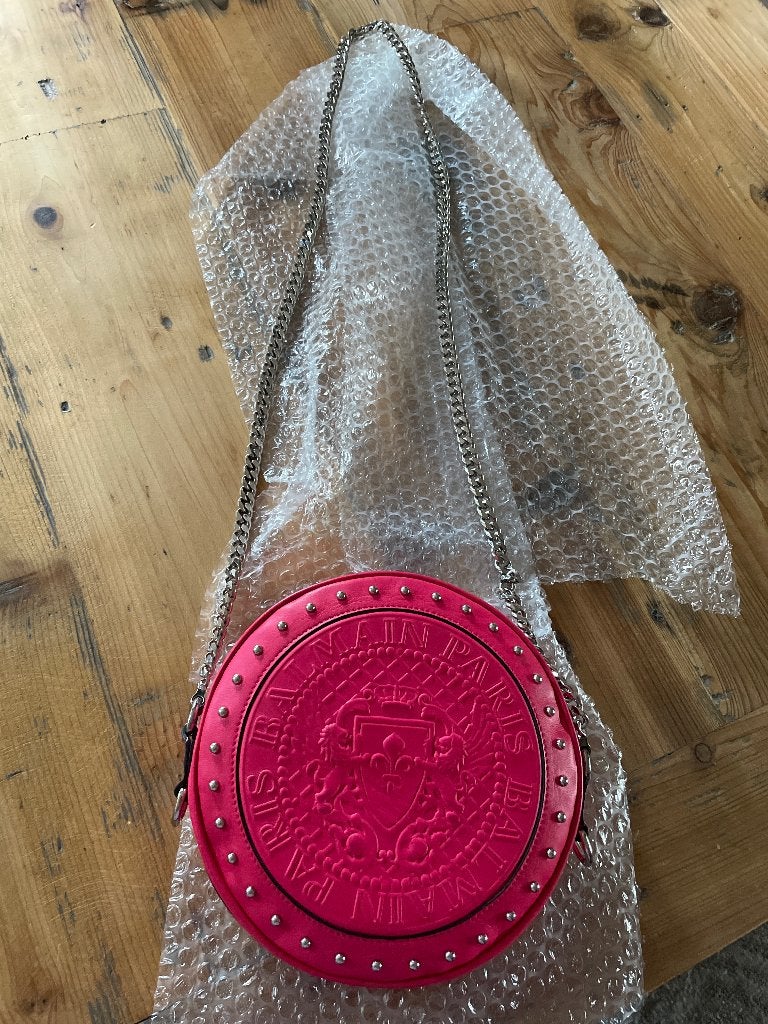 Balmain, Ophalen, Zo goed als nieuw, Roze, Schoudertasje