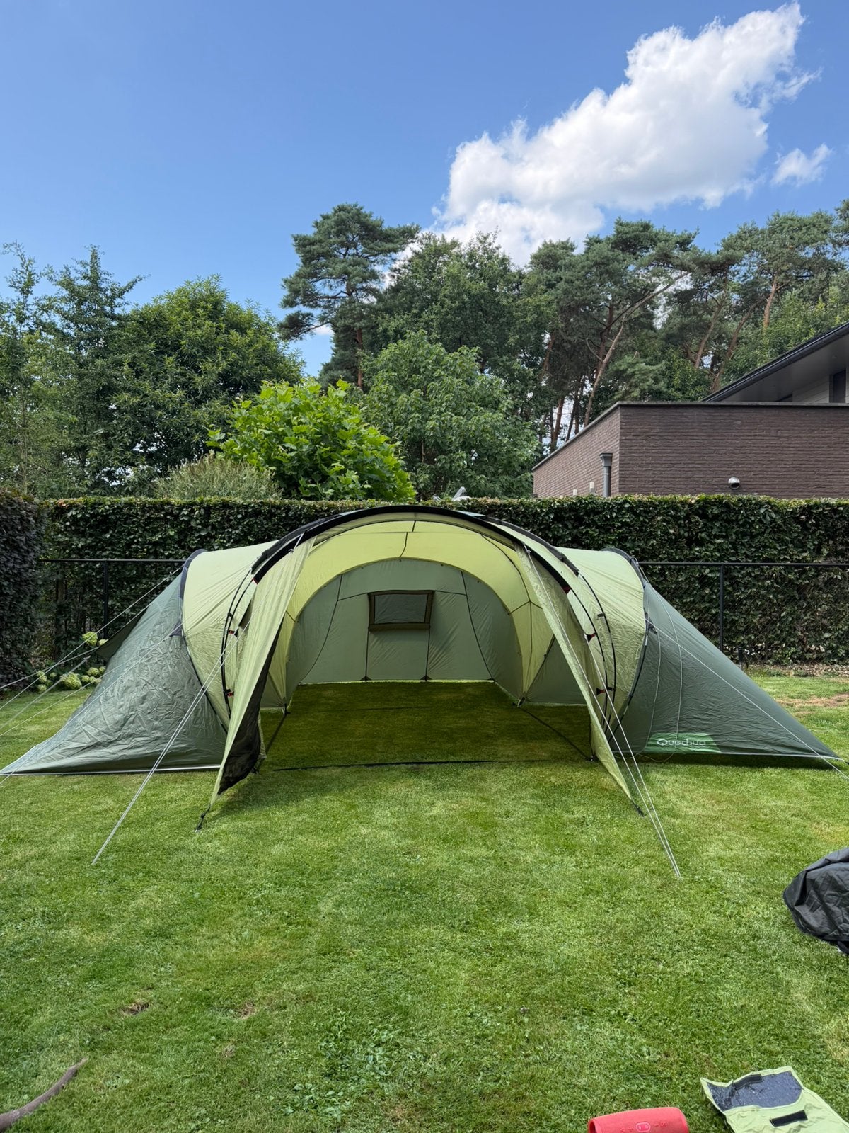 6 persoons tent, Caravans en Kamperen, Ophalen, Zo goed als nieuw, Tot en met 6