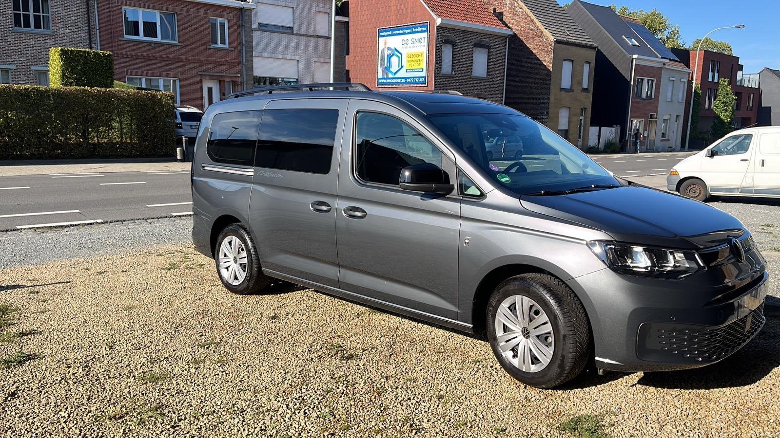 VW CADDY MAXI CALIFORNIA 15 TSI nog 3 jaar fabrieksgarantie, Auto's, Euro 6, 4 cilinders, Particulier, Dealer onderhouden