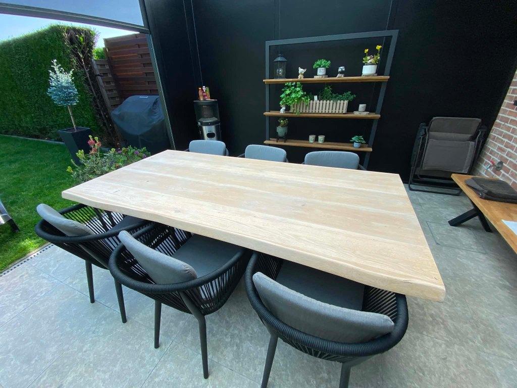 Eettafel voor binnen  of veranda, Ophalen, 200 cm of meer, 50 tot 100 cm, Zo goed als nieuw
