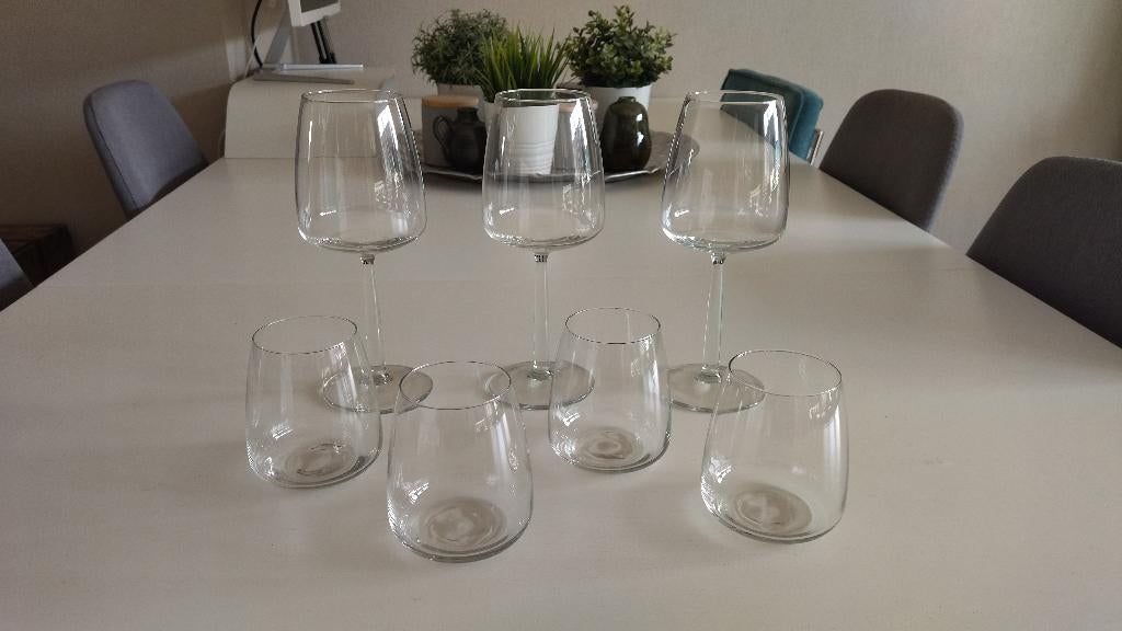 Wijnglazen en waterglazen Royal Leerdam Impulz en Grandeur, Ophalen, Nieuw, Glas