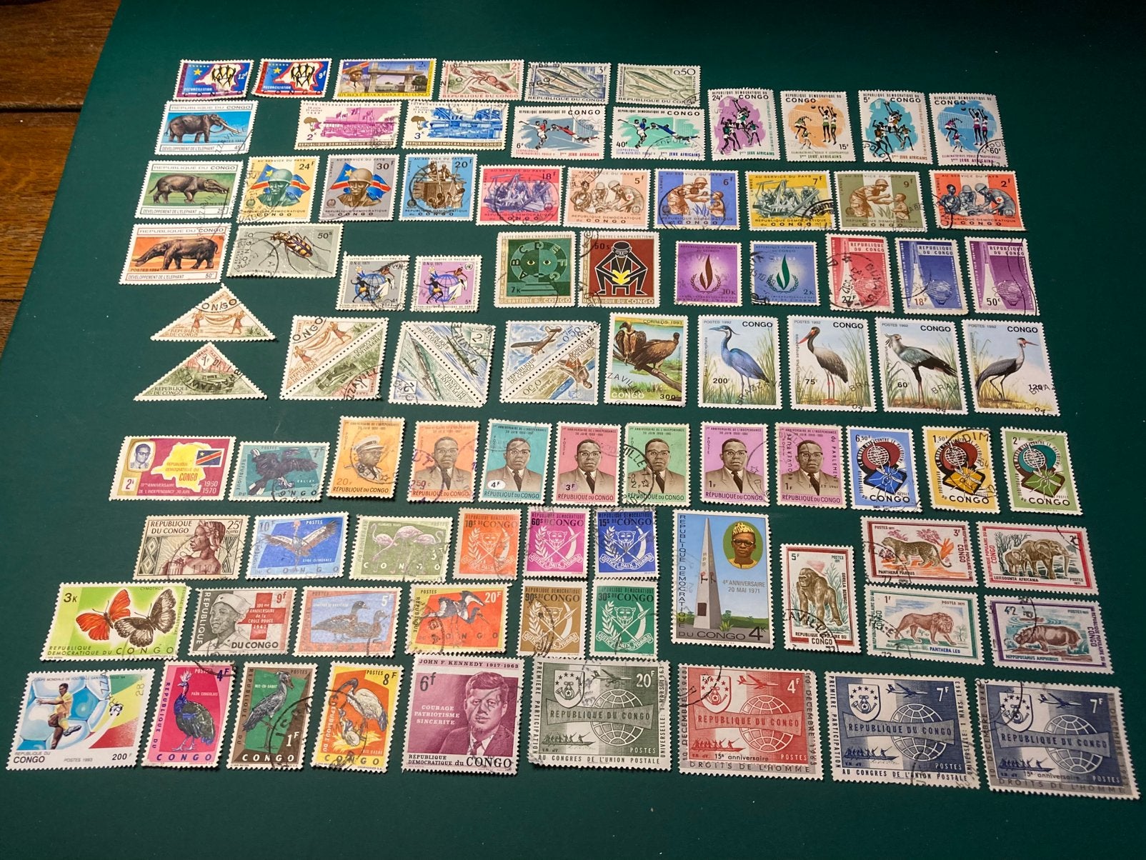 Lot de timbres du Congo, Enlèvement ou Envoi, Autres pays, Affranchi