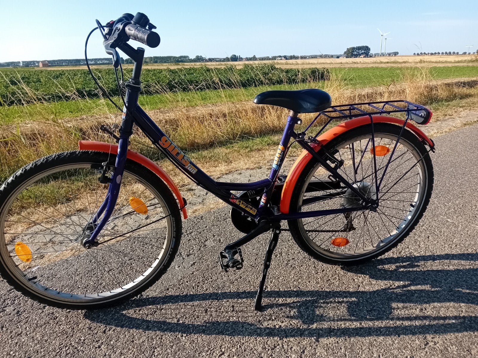 vélo pour filles. Tout fonctionne., Enlèvement, Utilisé, Frein sur jante, Vitesses