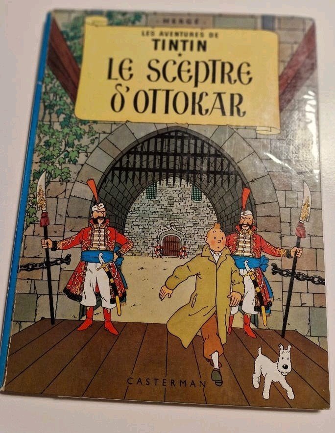 Tintin - Le Sceptre d'Ottokar, Enlèvement ou Envoi, Utilisé